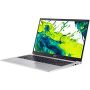 Acer Aspire Lite (2026) Laptop - Intel Core 3-N350 / 15.6inch FHD / 256GB SSD / 8GB RAM / Shared Intel Graphics / Windows 11 Home / English & Arabic Keyboard / Silver / Middle East Version - [AL15-36P-36XK]