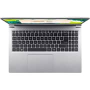 Acer Aspire Lite (2026) Laptop - Intel Core 3-N350 / 15.6inch FHD / 256GB SSD / 8GB RAM / Shared Intel Graphics / Windows 11 Home / English & Arabic Keyboard / Silver / Middle East Version - [AL15-36P-36XK]