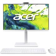 Acer Aspire C24 All-in-One (2026) Desktop - 1st Series / Intel Core Ultra 5-115U / 23.8inch FHD / 512GB SSD / 16GB RAM / Windows 11 Home / English & Arabic Keyboard / White / Middle East Version - [DQ.BX9EM.001]