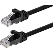 D-Link Cat6 UTP 24 AWG PVC Round Patch Cord Ethernet Cable 3m Black - NCB-C6UBLKR1-3