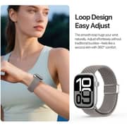 Dux Ducis Mixture Ultra Series Nylon Woven Apple Watch Strap Grey