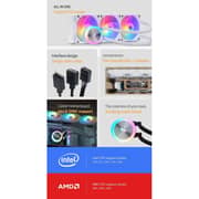 Darkflash DG360 Liquid CPU Cooler Black