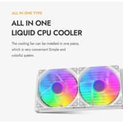 Darkflash DG240 Liquid CPU Cooler White