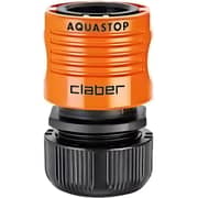Claber Quick-Click Connector With Aquastop - JE86050000