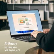 Asus ROG Zephyrus G16 Gaming (2026) Laptop - 3rd Series / Intel Core Ultra 9-386H / 16inch 2.5K / 1TB SSD / 64GB RAM / 12GB NVIDIA GeForce RTX 5070 GPU / Windows 11 Home / English & Arabic Keyboard / Eclipse Grey / Middle East Version - [GU606AR-TB108W]
