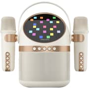 Philips Portable Bluetooth Speaker With 2 Handy Karaoke Microphones White - TAS2509WT/00