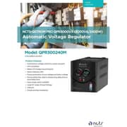 NCTS Qstrom Pro QPR3000VA/AVR Stabilizer 3000W - QPR300240M