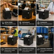 NCTS Qsale USB + LAN Thermal Receipt Printer - R100L