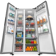 Toshiba Side by Side Refrigerator 596L Starry Silver - GR-RS775WI-PME