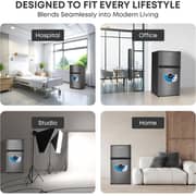 Krome Top Mount Refrigerator 90L Silver - KR-RF138DDSG