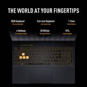 Asus TUF F16 Gaming (2026) Laptop - 14th Gen/ Intel Core i7-14650HX / 16inch WUXGA / 512GB SSD / 16GB RAM / 8GB NVIDIA GeForce RTX 5060 GPU / Windows 11 Home / English & Arabic Keyboard / Jaeger Gray / Middle East Version - [ FX608JMI-TU657W]