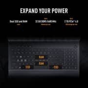 Asus TUF F16 Gaming (2026) Laptop - 14th Gen/ Intel Core i7-14650HX / 16inch WUXGA / 512GB SSD / 16GB RAM / 8GB NVIDIA GeForce RTX 5060 GPU / Windows 11 Home / English & Arabic Keyboard / Jaeger Gray / Middle East Version - [ FX608JMI-TU657W]