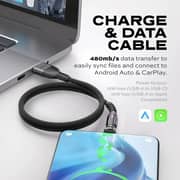 Statik PowerPivot Lightning Cable 1m Black - 0450