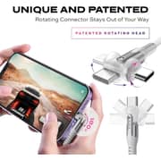 Statik PowerPivot Pro Durable USB-C To USB-C Cable 1m White - STK-CBL-0455-BRD-U