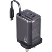 Blupebble PowerCore 67W GaN Charger Black - BP-PD67GANRC-BK