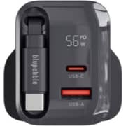 Blupebble PowerCore 67W GaN Charger Black - BP-PD67GANRC-BK