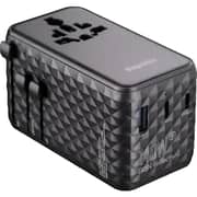 Blupebble PASSPORT 7 Travel Adaptor Black - BP-TVL007-BK