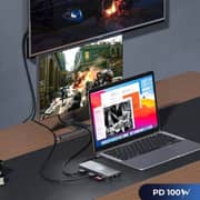 Blupebble C10 10-in-1 USB-C Hub - BP-C10USBCHUB10IN1-GY