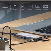 Blupebble C10 10-in-1 USB-C Hub - BP-C10USBCHUB10IN1-GY