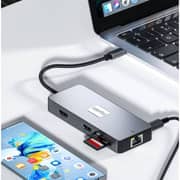 Blupebble C10 10-in-1 USB-C Hub - BP-C10USBCHUB10IN1-GY
