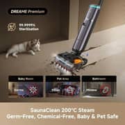 Dreame H16 Pro Steam Wet & Dry Vacuum Cleaner Silver - HHR48F
