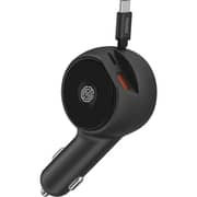 Trands USB-C Car Charger 70cm Black - TR-AD5243