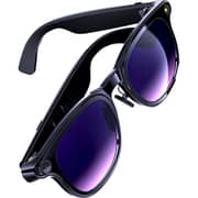Trands AI Smart Glasses with Camera Black
