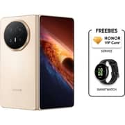 هونر ماجيك V6 (512 جيجابايت، 16 جيجابايت) ثنائي الشريحة يدعم 5G لون ذهبي مع باقة VIP وساعة واتش فيت