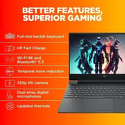 HP Victus Gaming (2023) Laptop - 13th Gen / Intel Core i7-13620H / 15.6inch FHD / 512GB SSD / 16GB RAM / 6GB NVIDIA GeForce RTX 4050 Graphics / Windows 11 Home / English Keyboard / Black / International Version - [15-FA2104TX]