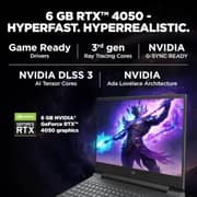 HP Victus Gaming (2023) Laptop - 13th Gen / Intel Core i7-13620H / 15.6inch FHD / 512GB SSD / 16GB RAM / 6GB NVIDIA GeForce RTX 4050 Graphics / Windows 11 Home / English Keyboard / Black / International Version - [15-FA2104TX]