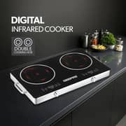 Geepas 2 Burner Infrared Cooker Black - GIC6131