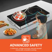 Geepas 2 Burner Infrared Cooker Black - GIC6131