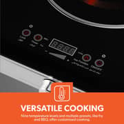 Geepas 2 Burner Infrared Cooker Black - GIC6131