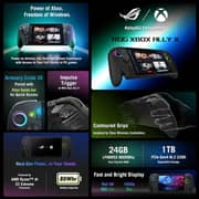 جهاز ألعاب محمول أسوس روج ألي X إكس بوكس سعة 1 تيرابايت لون أسود RC73XA-XB