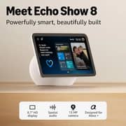 Amazon Echo Show 8 (4th Gen) Bluetooth Speaker with Built-in Camera Glacier White – B0DC93K4NW
