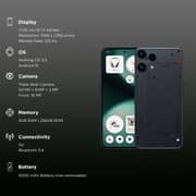 Nothing Phone (3a) Lite 5G 128GB 8GB RAM Black Dual Sim Smartphone