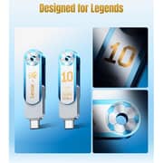Lexar D500 AFA Editiob Flash Drive USB 128GB White/Blue - LJDD500128G