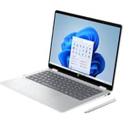 HP OmniBook 5 Flip 2-in-1 Convertible (2026) Laptop - 1st Series / Intel Core 5-120U / 14inch 2K / 512GB SSD / 16GB RAM / Shared Intel Graphics / Windows 11 Home / English & Arabic Keyboard / Glacier Silver / Middle East Version - [14-FP0051NE]