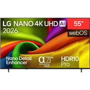 LG 55inch NU84 4K UHD AI Smart Television (2026 Model) - 55NU840B6LA