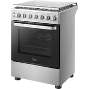Midea 4 Burner Gas Cooker 66L Stainless Steel - MFO-MG24TE-SS-C