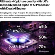 LG 65inch evo AI G6 4K OLED Smart Television (2026 Model) - OLED65G66LW
