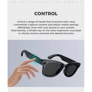 Merlin Ai Vision Pro Clear Glasses With Charging Case Black