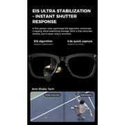 Merlin Ai Vision Pro Clear Glasses With Charging Case Black