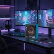 Pawa Glare Wired Over Ear Gaming Headphone Black