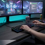 Pawa Vanguard Gaming Mechanical Wired Keyboard Black - PW-VGSWKB25
