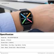 Pawa Glory Smartwatch Black