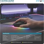Pawa Vanguard 6D Triple Mode Gaming Wireless Mouse Black - PW-VGSM6D46-BK