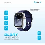 Pawa Glory Smartwatch Silver/Blue