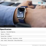Pawa Glory Smartwatch Silver/Blue