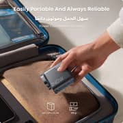 شاحن أنكر مع سلك USB-C لون رمادي داكن B2697GZ1